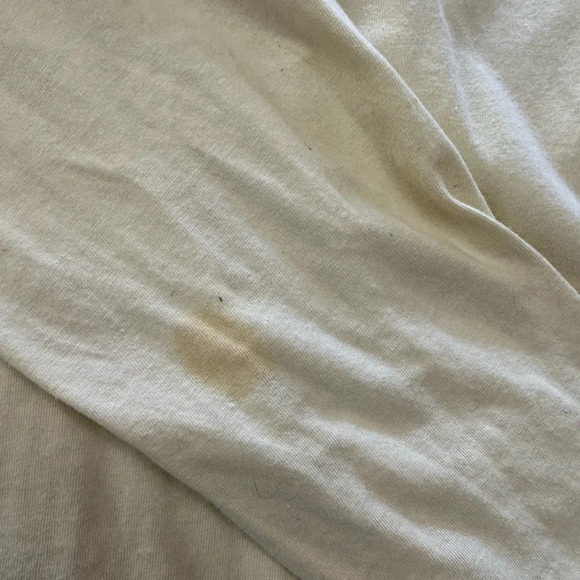 QUIET STORM SURF SHOP Y2K graphic tee. Pale yellow, pastel whale, XL, 23” P2P - Picture 7 of 8